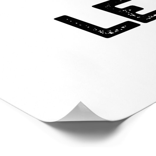 Oké, laten we de grappige bowlingwoordspeling roll poster (Hoek)