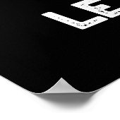 Oké Laten we Rolle Fun Bowling Grap Dark BG Poster (Hoek)