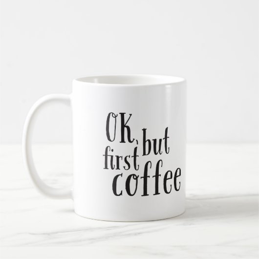 "Oké, maar de eerste koffie" citeert Mok (Links)