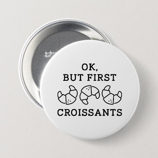 Oké, maar de eerste kruistocht ronde button 7,6 cm (Voorkant /achterkant)
