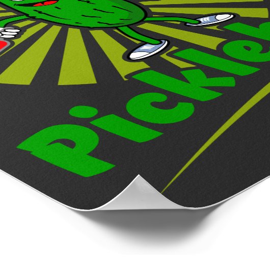 Oké, maar eerst Pickleball Funny Dink Gift Poster (Hoek)