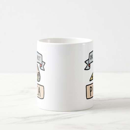 Oké, maar eerst Pizza Koffiemok (Center)