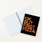 Oké, maar eerst Pizza Notitieboek (Binnen)