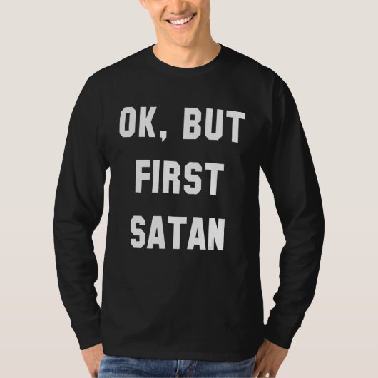 Oké, maar eerst Satan T-shirt (Voorkant)