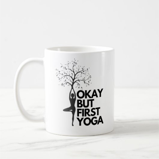 Oké, maar eerst yoga koffiemok (Links)