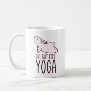 Oké, maar eerst Yoga Koffiemok