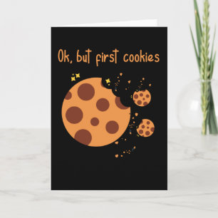 Oké, maar eerste koekjes. Biscuit minnaar. Zoete t Kaart