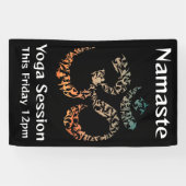 Oke maar eerste yoga pose Sanskriet om mozaïek Spandoek (Horizontaal)