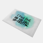 Oké, maar heb je eerst Sarcastische Introvert gebe Deurmat (Schuin)