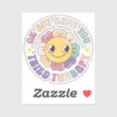 Oké, maar heb je Therapy Sticker geprobeerd? (Vel)