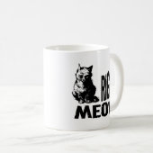 Oké, MEOW. Funny Evil Kat Koffiemok (Voorkant rechts)