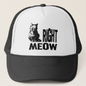 Oké, MEOW. Funny Evil Kat Trucker Pet (Voorkant)