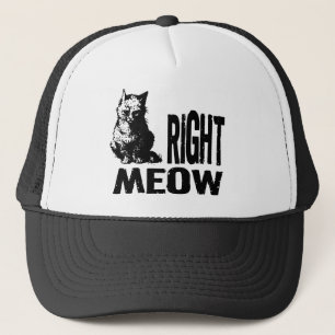 Oké, MEOW. Funny Evil Kat Trucker Pet