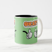 Oké Mok voor tweetone koffie (Voorkant rechts)