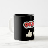 Oké Mok voor tweetone koffie (Voorkant links)
