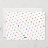 Oké, nieuwjaar blote, eenvoudige grappige foto gro feestdagenkaart (Achterkant)