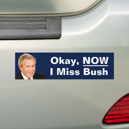 Oké, nu juffrouw ik President Struik - Anti Trump Bumpersticker (Op auto)