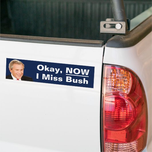 Oké, nu juffrouw ik President Struik - Anti Trump Bumpersticker (Op Truck)