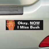 Oké, nu juffrouw ik President Struik - Anti Trump Bumpersticker (Op auto)
