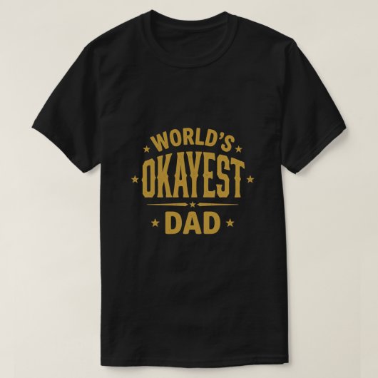 Oké Oké Papa Vintage T-shirt - Cool Vaderdag (Design voorkant)