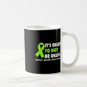 Oké om niet in orde te zijn, lint mentaal gezondhe koffiemok