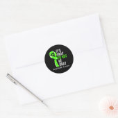 Oké om niet in orde te zijn - Mental Health Awaren Ronde Sticker (Envelop)