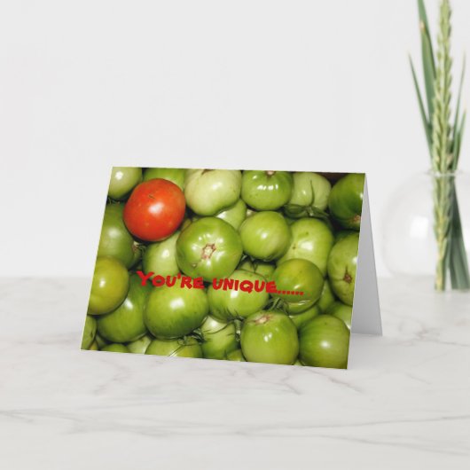 Oké om uniek te zijn voor het hele Occasion Wenska Kaart (Voorkant)