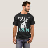  Oke op Drum Drummer T-shirt (Voorkant volledig)