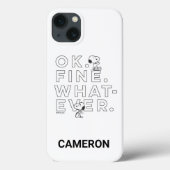 "Oké. Prima. Wat dan ook." Case-Mate iPhone Case (Achterkant)