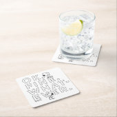 "Oké. Prima. Wat dan ook." Kartonnen Onderzetters (Insitu)