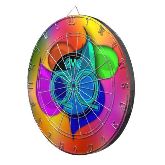 Oke! qq! dartbord (Voorkant Rechts)