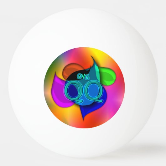 Oke! qq! pingpongbal (Voorkant)