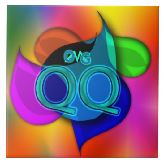 Oke! qq! tegeltje (Voorkant)