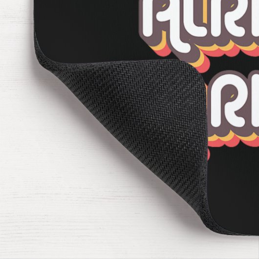 Oké, Roller Disco 70s kostuum voor Muismat (Hoek)