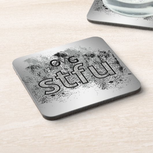 Oke, stfu. bier onderzetter (Linkerzijde)