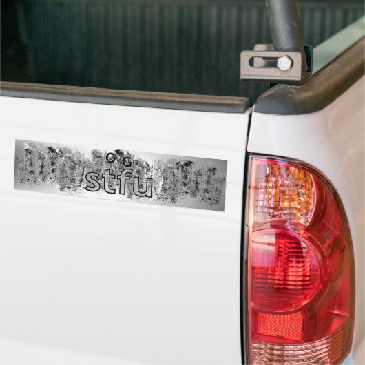 Oke, stfu. bumpersticker (Op Truck)