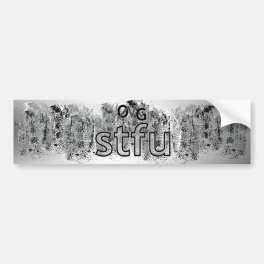 Oke, stfu. bumpersticker (Voorkant)