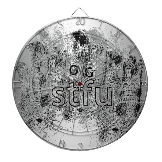 Oke, stfu. dartbord (Voorkant)
