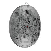 Oke, stfu. dartbord (Voorkant Links)