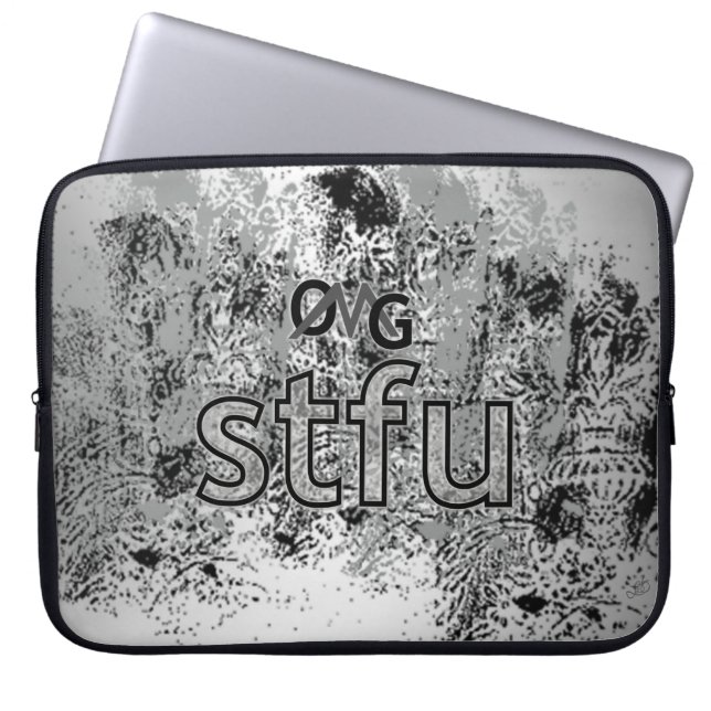 Oke, stfu. laptop sleeve (Voorkant)
