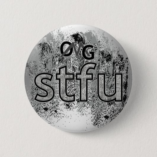 Oke, stfu. ronde button 5,7 cm (Voorkant)