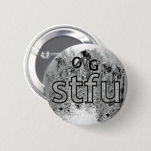 Oke, stfu. ronde button 5,7 cm (Voorkant /achterkant)