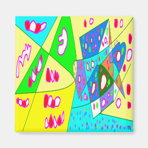 Oké, witte kunst (2) magneet