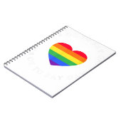 Oké, zeg Gay Florida LGBTQ Pride Month Ally G Notitieboek (Linkerzijde)