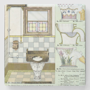 Okeanos Closets uit een catalogus van sanitaire ar Stenen Onderzetter