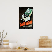 OKEBON CAFFE Instant Italy Coffee Beverage Ad Poster (Keuken)