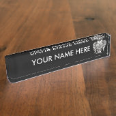 Okee je naambordje (Zijkant)