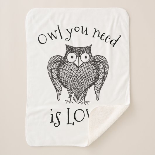 Okee je sherpa deken (Voorkant)