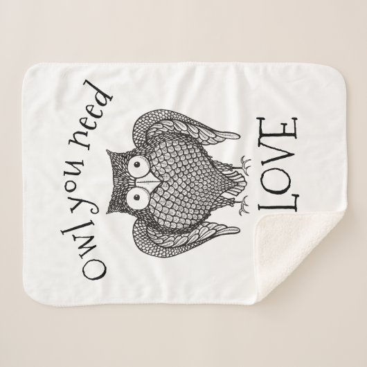 Okee je sherpa deken (Voorkant (horizontaal))