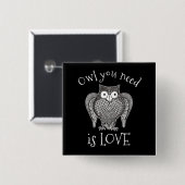 Okee je vierkante button 5,1 cm (Voorkant /achterkant)